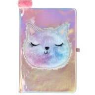HOLOGRAPHIC NOTEBOOK A5 CAT, STARPAK