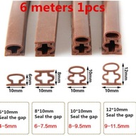 10mm*6M tesniace pásiky zo silikónovej gumy c