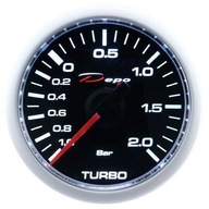 Indikátor Clock CSM 52mm Turbo mechanický 1-2 BAR