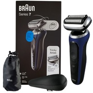 Holiaci strojček BRAUN 71-B1000s Series 7 Blue 360 ​​​​FLEX