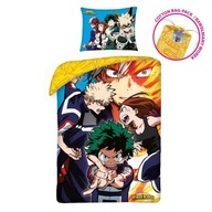 Obliečky My Hero Academia + taška 5421BL HALANTEX 140x200