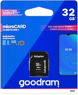 ORIGINÁLNA GOODRAM Micro SD pamäťová karta 32 GB