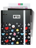 Zakladač BT21 s listami A4/41mm, 4 krúžky, 100 listov