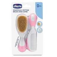 Sada prírodných štetcov Chicco Brush and Comb