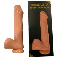 Umelý penis 30 cm mäsitý s prísavkou a