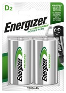 2x ENERGIZER R20 D 2500mAh 1,2V BATÉRIE