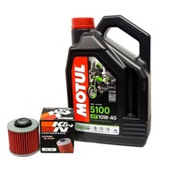 MOTUL 5100 10W40 4T MA2 4L + K&N KN-145 FILTER