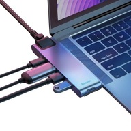 Rozbočovač Baseus Adapter 7v1 pre MacBook USB-C HDMI RJ45