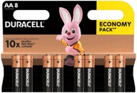 ORIGINÁLNE ALKALICKÉ BATÉRIE DURACELL R6/AA x8