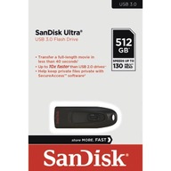 SanDisk CRUZER ULTRA 512 GB USB 3.0 130 MB/s