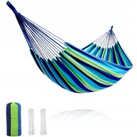 veľká jednolôžková HAMMOCK 200x85cm záhradná farba