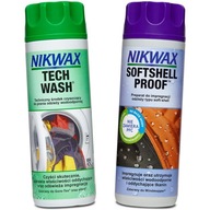 Nikwax Tech Wash + SoftShell Proof 2x300ml