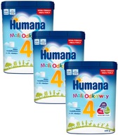 HUMANA 4 Little Explorers mlieko next 3x650 g