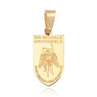 Medaila sv. Michala Archanjela, rýdzosť zlata 333