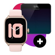 Hodinky + Mierka Amazfit GTS 4 pink W2168EU3N OS