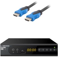 DEKODÉR POZEMNÝ TV TUNER HD DVB-T DVB-T2 + HDMI