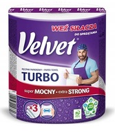 Papierová utierka Velvet Turbo Super Strong 3-vrstvová