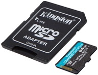 Micro-SD karta Kingston Canvas Go Plus 170/70 64 GB
