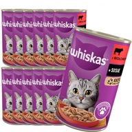 WHISKAS BEEF 12x 400g krmivo pre mačky