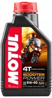 MOTUL SCOOTER POWER 4T MOTOROVÝ OLEJ 5W40 1L SYNTETICKÝ ORIGINÁL 4T