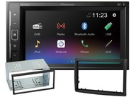 RÁDIO PIONEER 2DIN DAB+ BLUETOOTH RENAULT MEGANE 2