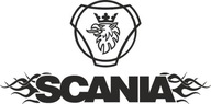 ZADNÁ NÁLEPKA NA KABINU SCANIA TOPLINE HIGHLINE #2