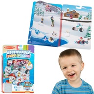 Opakovane použiteľné 3D vypuklé nálepky pre deti, PAW Patrol Melissa