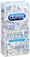 Durex Invisible Emoji tenké kondómy pre väčšiu intimitu, 10 kusov