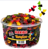 Haribo Vampire Bats Sladké drievko želé 150 ks DE