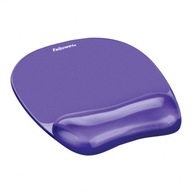 Podložka pod myš a lakťová opierka. FELLOWES CRYSTAL violet