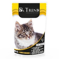 DR.Trend premium pre mačiatka s kuracím mäsom 12 x 85 g