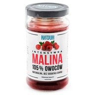 Malinový džem bez pridaného cukru, 125% Natjun ovocie, 240g