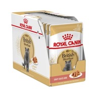 Royal Canin Britská krátkosrstá v omáčke 12x85g