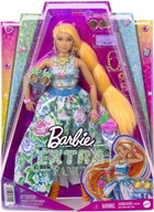 BARBIE EXTRA FANCY FLOWER BÁBIKA + trblietavé mačiatko