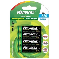 MEMOREX NABÍJACÍ AKUMULÁTOR 650mAh HR3 R03/AAA x 4 BL Ready Budget DEC