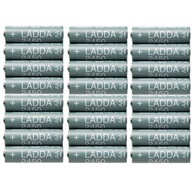 Hrubé AA batérie 2450mAH 24ks IKEA LADDA