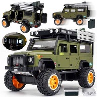 Terénne auto, kovový pohon, zvuk, LED svetlo, 1:24 AR4795