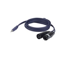 DAP FL46 - stereo mini Jack > 2 XLR/M 3 str. 1,5 m