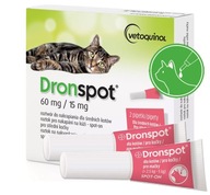 DRONSPOT ODČERVANIE STREDNÉ MAČKY 2,5-5kg 2x0,7ml