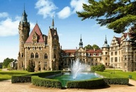 Puzzle 1500. Hrad Moszna. Poľsko. 150670