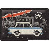 Plechový plagát 20x30cm Trabant retro darček