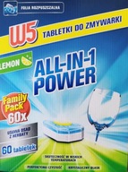 W5 ALL-IN-1 POWER Family Pack 60 CITRÓNOVÝCH tabliet