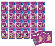 WHISKAS Dospelý s tuniakom 24x400g + 2x ZADARMO