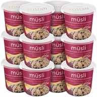 12x Müsli BANÁN ČOKOLÁDA CRANBERRY Pohár 65g