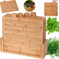 KUCHYŇSKÁ DOSKA NA KRAJENIE BAMBOO SET 4 ks