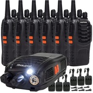 6x WALKIE TALKIE PMR BAOFENG BF-888S PRECHÁDZACÍ RAD 6x SLÚCHADLÁ