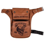 Stehenné vrecko W-TEC Black Heart Devil Skull Brown