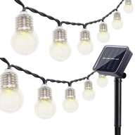 GARLAND SOLÁRNE ZÁHRADNÉ LAMPY 20LED - 5,8m