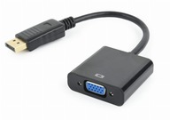 Adaptér Gembird DISPLAYPORT 1.1(M) -> VGA(F).