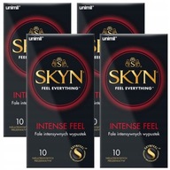 Kondómy SKYN INTENSE FEEL s cvokmi, nelatexové, stimulujúce, 40 ks.